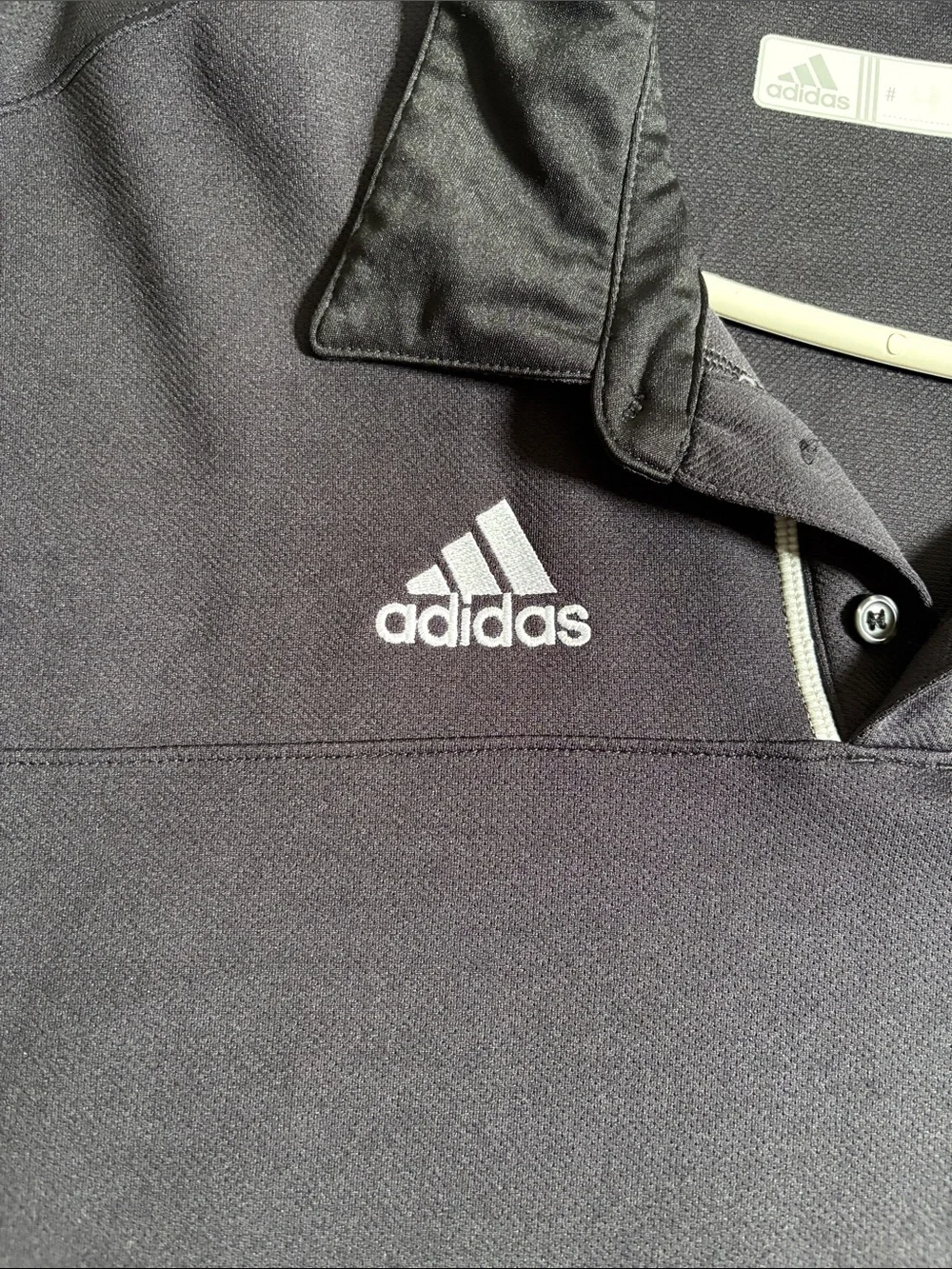 adidas Black Texas A&M Polo Shirt with Team Patch